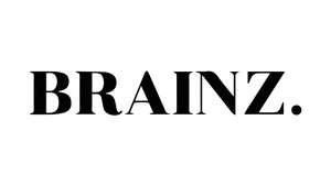 Black 'BRAINZ.' logo on a white background