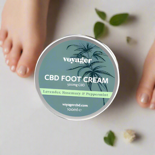 Voyager 500mg CBD Foot Cream - 100ml