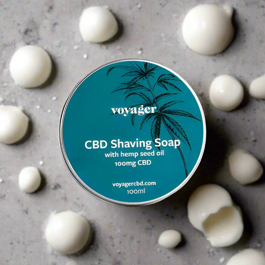 Voyager 100mg CBD Shaving Soap - 100ml