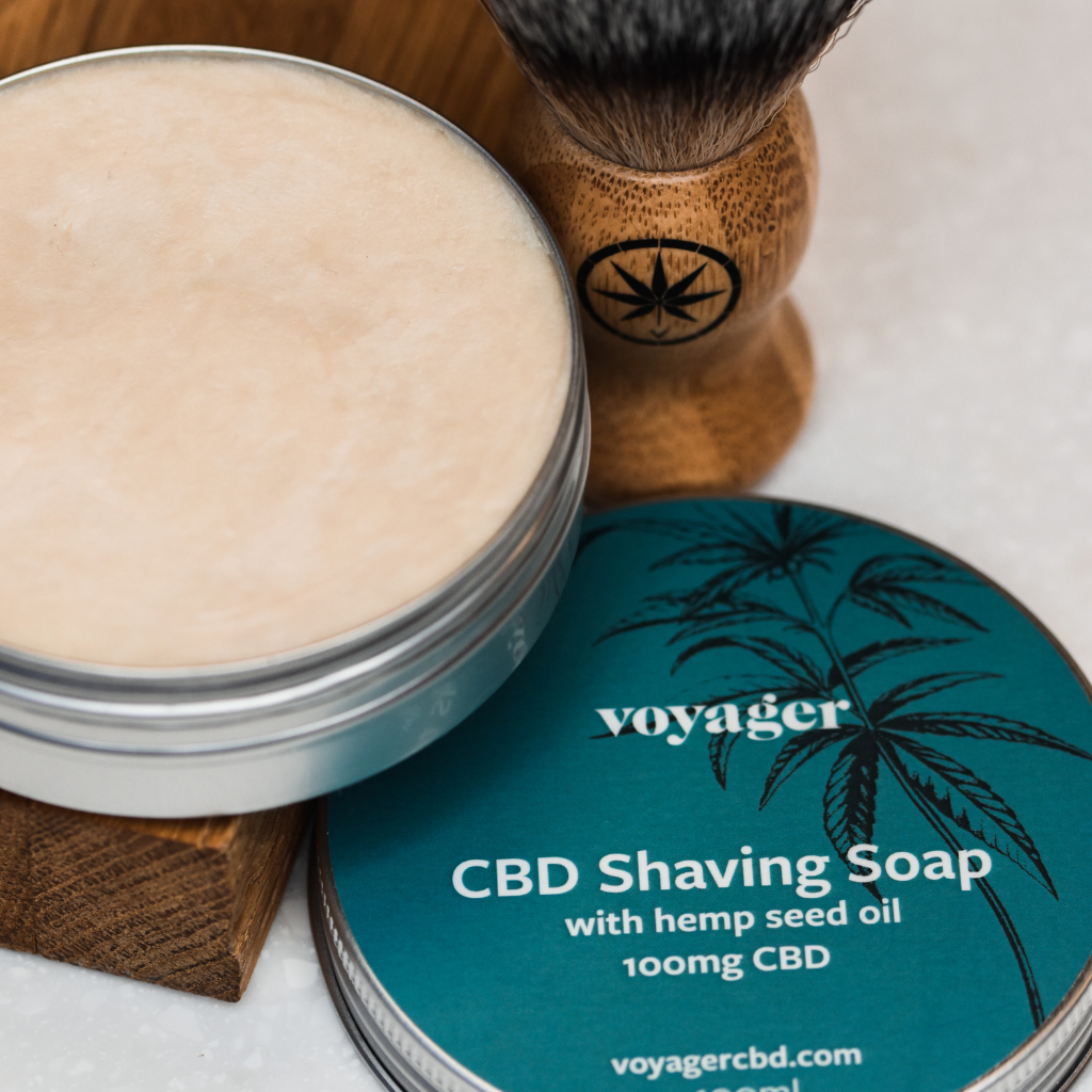 Voyager 100mg CBD Shaving Soap - 100ml