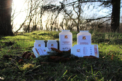 Barberras Botanicals Ltd - Barberras Glutathione Builder - Food Supplements - collage of products - natural background