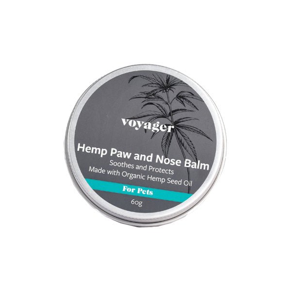 Barberras Botanicals Ltd - Voyager Pets Hemp Paw & Nose Balm - 60g - CBD Products - Voyager - CBD Skincare - Voyager Pets Hemp Paw & Nose Balm - 60g